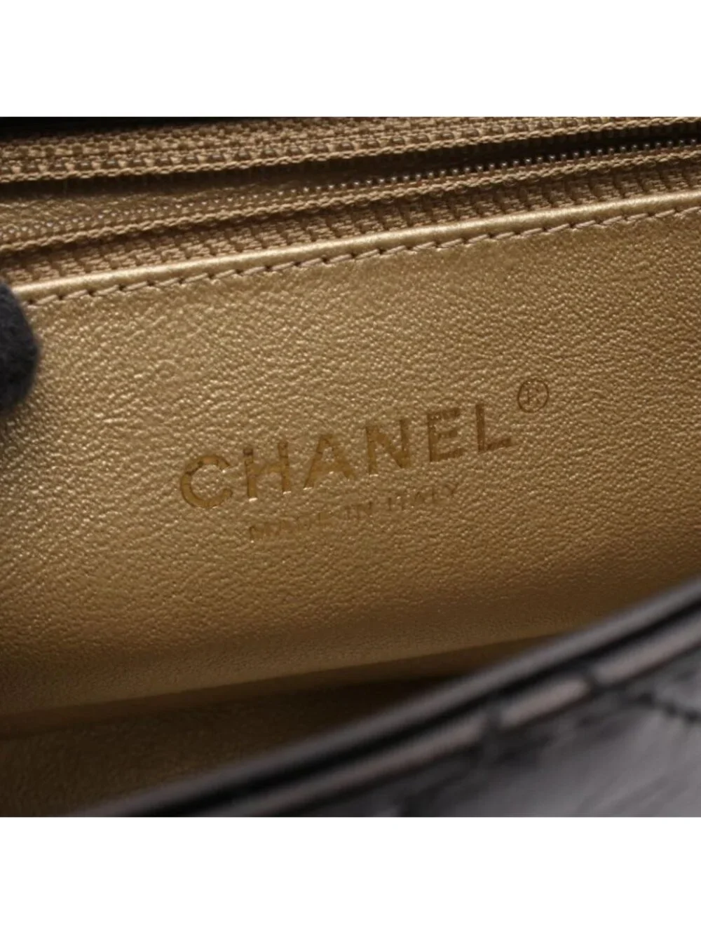 Chanel Shoulder Bag Quilted Single Flap Black Leather Chain